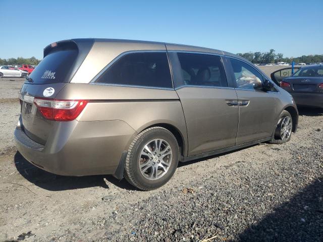 5FNRL5H61DB020740 - 2013 HONDA ODYSSEY EXL GOLD photo 3