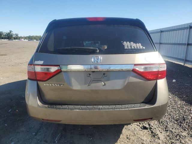 5FNRL5H61DB020740 - 2013 HONDA ODYSSEY EXL GOLD photo 6