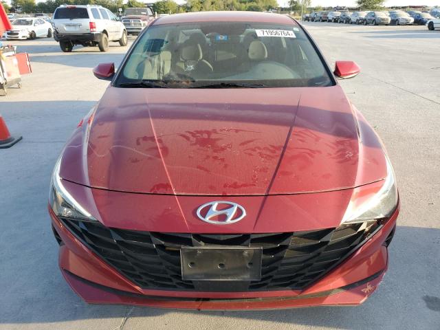 KMHLS4AG0NU262929 - 2022 HYUNDAI ELANTRA SEL RED photo 5