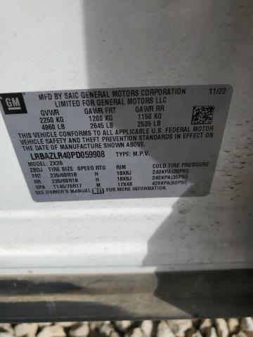 LRBAZLR40PD059908 - 2023 BUICK ENVISION PREFERRED WHITE photo 13