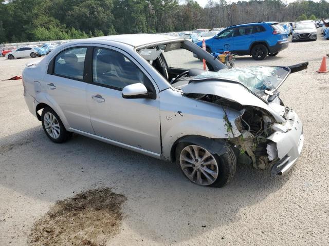 KL1TD56668B140877 - 2008 CHEVROLET AVEO BASE SILVER photo 4