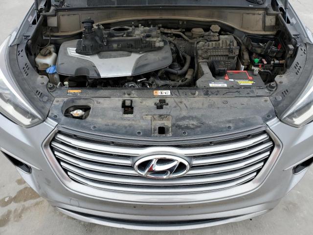 KM8SN4HF7HU194603 - 2017 HYUNDAI SANTA FE SE SILVER photo 11