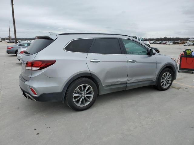 KM8SN4HF7HU194603 - 2017 HYUNDAI SANTA FE SE SILVER photo 3