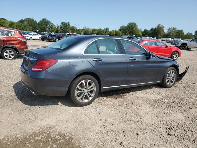 55SWF4KB9GU145160 - 2016 MERCEDES-BENZ C 300 4MATIC GRAY photo 3