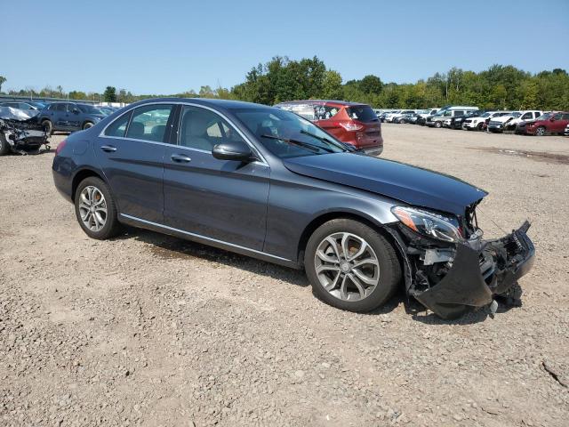 55SWF4KB9GU145160 - 2016 MERCEDES-BENZ C 300 4MATIC GRAY photo 4