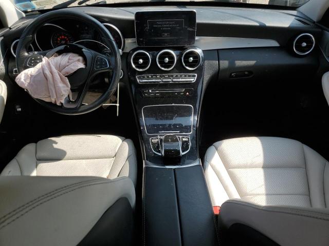 55SWF4KB9GU145160 - 2016 MERCEDES-BENZ C 300 4MATIC GRAY photo 8