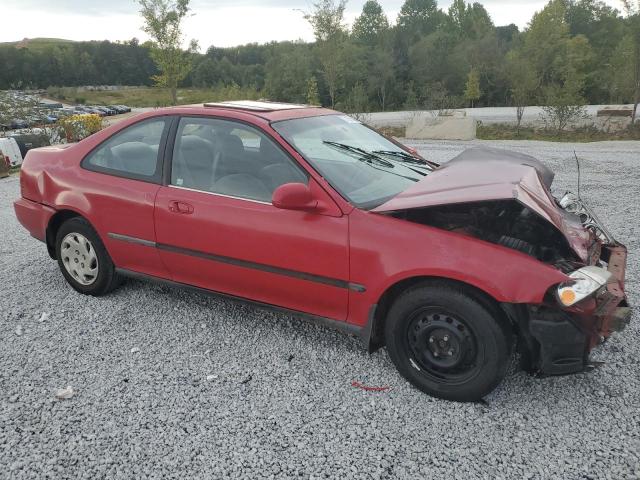 1HGEJ1221SL028562 - 1995 HONDA CIVIC EX RED photo 4