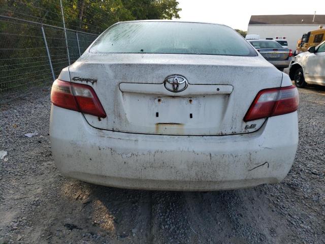 4T1BE46K87U654673 - 2007 TOYOTA CAMRY CE WHITE photo 6