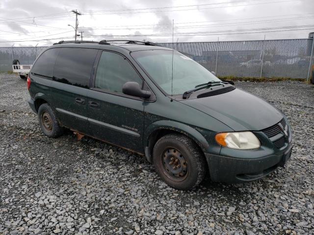 1B4GP25R81B126834 - 2001 DODGE CARAVAN SE GREEN photo 4