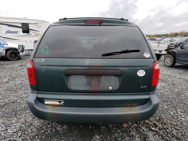 1B4GP25R81B126834 - 2001 DODGE CARAVAN SE GREEN photo 6