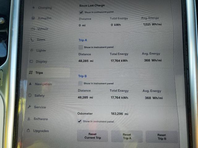5YJXCBE23GF016989 - 2016 TESLA MODEL X 白色 照片 9