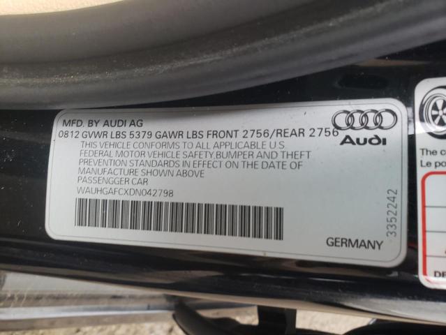 WAUHGAFCXDN042798 - 2013 AUDI A6 PRESTIGE Qara foto 13