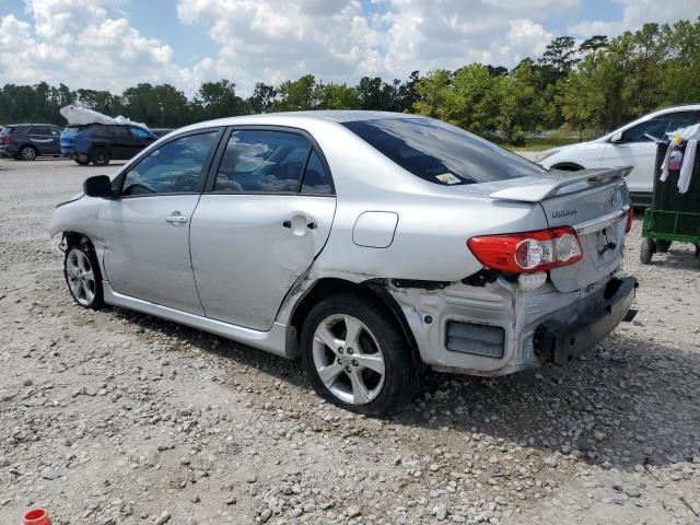 2T1BU4EE4BC587837 - 2011 TOYOTA COROLLA BASE SILVER photo 2