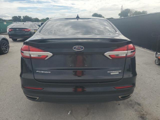 3FA6P0K94KR217349 - 2019 FORD FUSION TITANIUM შავი ფოტო 6