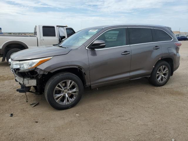 5TDJKRFHXFS096466 - 2015 TOYOTA HIGHLANDER XLE Boz foto 1