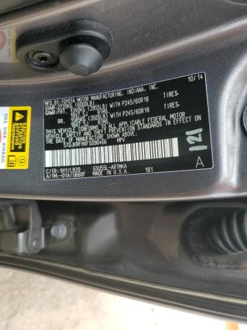 5TDJKRFHXFS096466 - 2015 TOYOTA HIGHLANDER XLE Boz foto 14