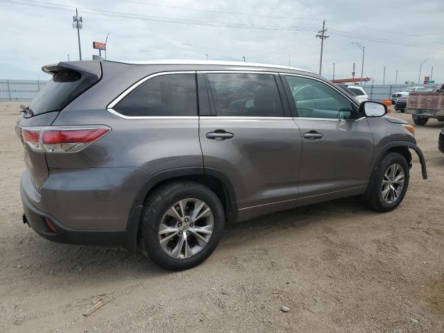 5TDJKRFHXFS096466 - 2015 TOYOTA HIGHLANDER XLE Boz foto 3