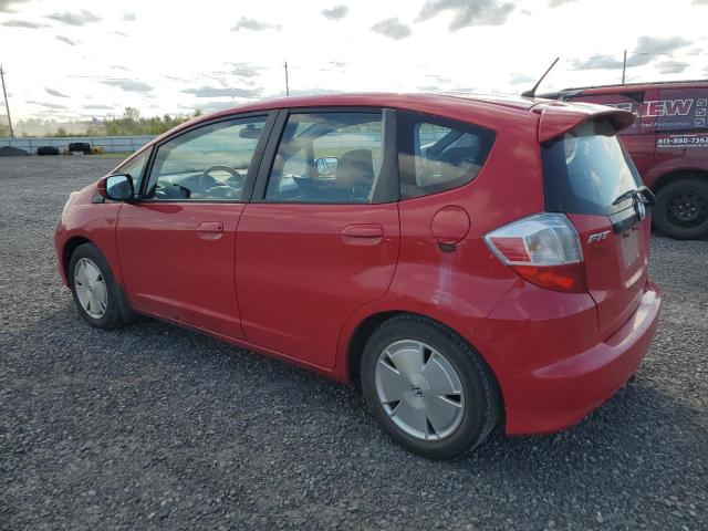 JHMGE8H54AC806257 - 2010 HONDA FIT LX RED photo 2