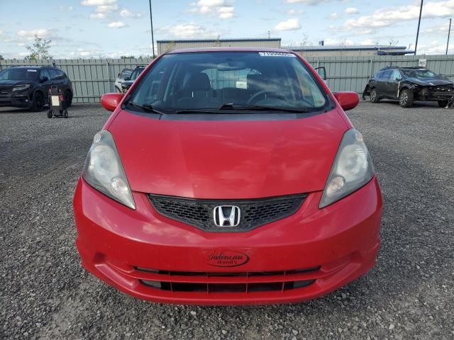JHMGE8H54AC806257 - 2010 HONDA FIT LX RED photo 5
