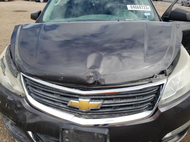 1GNKRFKD6FJ206936 - 2015 CHEVROLET TRAVERSE LS BLACK photo 11