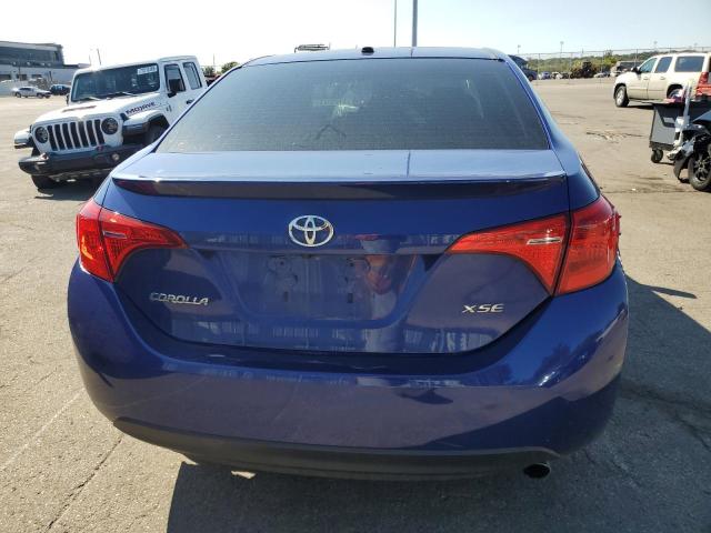2T1BURHE9KC180072 - 2019 TOYOTA COROLLA L BLUE photo 6