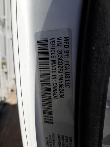 2C3CDZFJ1MH662438 - 2021 DODGE CHALLENGER R/T SCAT PACK WHITE photo 12