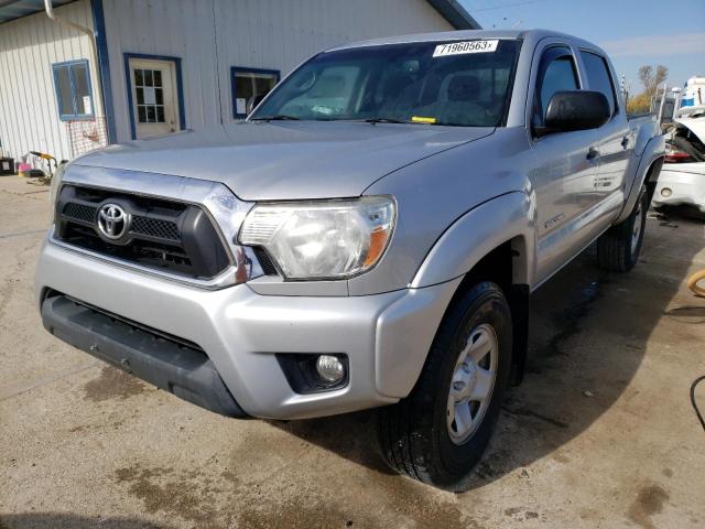 5TFJU4GN1CX024854 - 2012 TOYOTA TACOMA DOUBLE CAB PRERUNNER SILVER photo 1