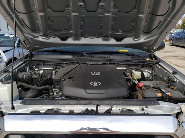 5TFJU4GN1CX024854 - 2012 TOYOTA TACOMA DOUBLE CAB PRERUNNER SILVER photo 11