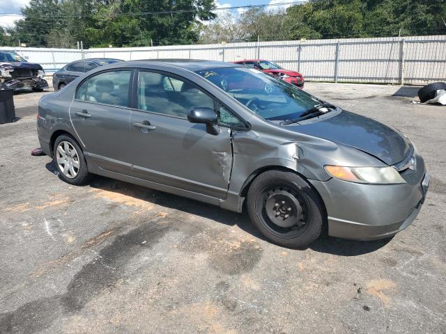 1HGFA165X6L053877 - 2006 HONDA CIVIC LX GRAY photo 4