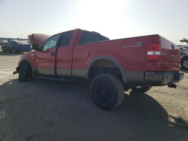 1FTPX14534NB62669 - 2004 FORD F150 RED photo 2