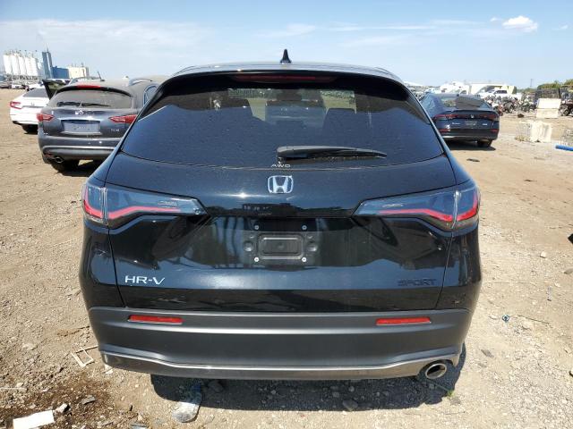 3CZRZ2H52RM775963 - 2024 HONDA HR-V SPORT შავი ფოტო 6