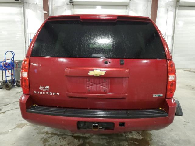 1GNUKJE38AR246917 - 2010 CHEVROLET SUBURBAN K1500 LT MAROON photo 6