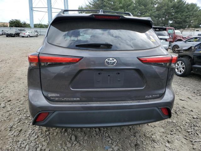 5TDHZRBH4NS217040 - 2022 TOYOTA HIGHLANDER XLE GRAY photo 6