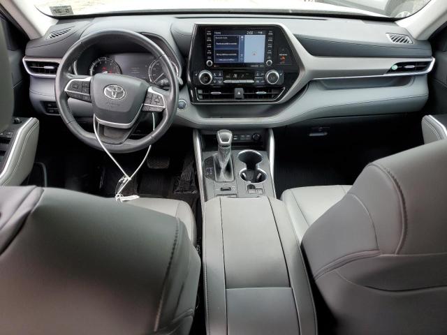 5TDHZRBH4NS217040 - 2022 TOYOTA HIGHLANDER XLE GRAY photo 8