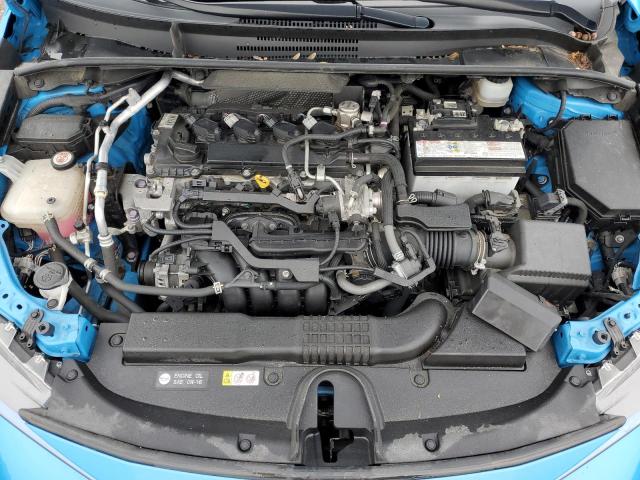 JTNK4RBE4K3038242 - 2019 TOYOTA COROLLA SE BLUE photo 11