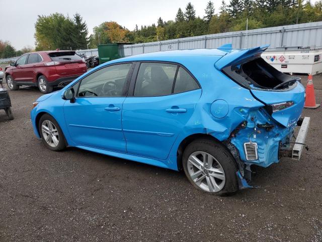 JTNK4RBE4K3038242 - 2019 TOYOTA COROLLA SE BLUE photo 2