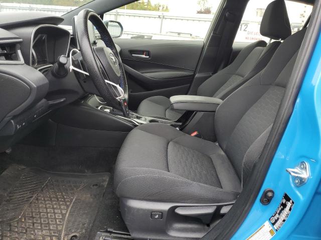 JTNK4RBE4K3038242 - 2019 TOYOTA COROLLA SE BLUE photo 7