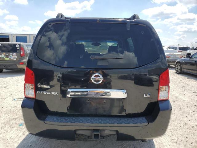 5N1AR18U75C757941 - 2005 NISSAN PATHFINDER LE BLACK photo 6