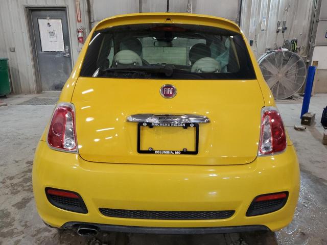 3C3CFFBRXFT647998 - 2015 FIAT 500 SPORT YELLOW photo 6