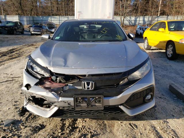 SHHFK7H96JU415048 - 2018 HONDA CIVIC SPORT TOURING SILVER photo 5