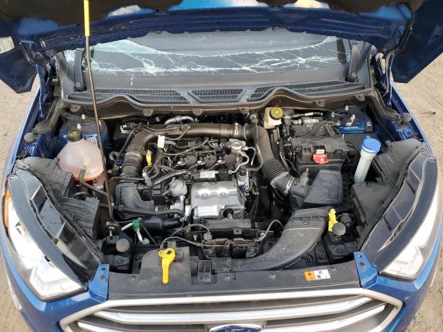MAJ3S2GE5MC447874 - 2021 FORD ECOSPORT SE BLUE photo 11