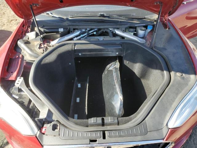 5YJSA1H18EFP48948 - 2014 TESLA MODEL S RED photo 11