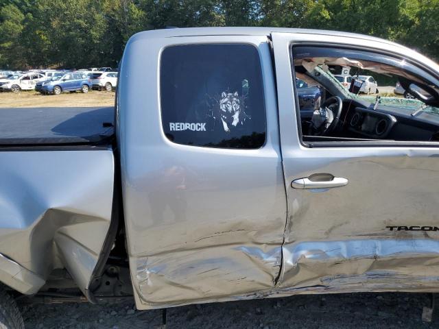 5TFSZ5AN7KX184658 - 2019 TOYOTA TACOMA ACCESS CAB SILVER photo 10
