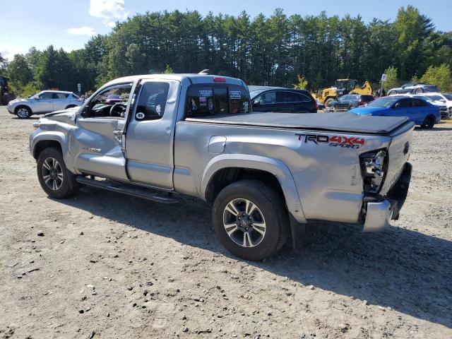 5TFSZ5AN7KX184658 - 2019 TOYOTA TACOMA ACCESS CAB SILVER photo 2