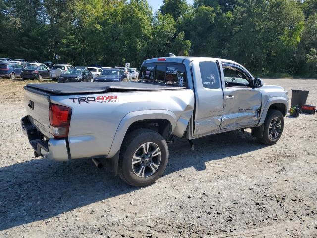 5TFSZ5AN7KX184658 - 2019 TOYOTA TACOMA ACCESS CAB SILVER photo 3