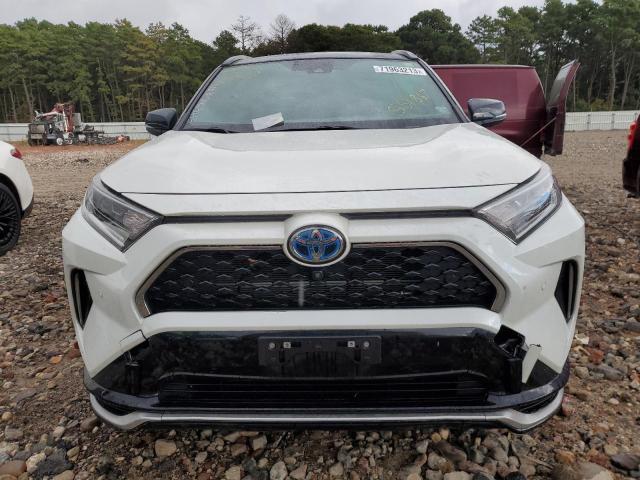 JTMFB3FVXMD051867 - 2021 TOYOTA RAV4 PRIME XSE WHITE photo 5