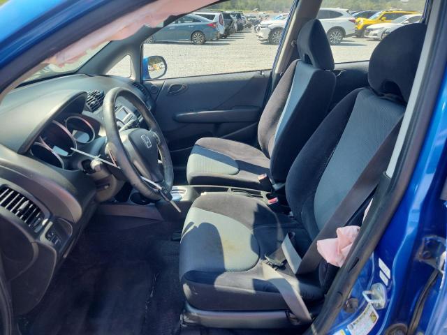 JHMGD38617S009333 - 2007 HONDA FIT S BLUE photo 7