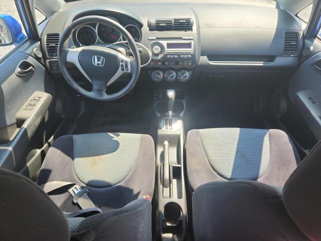 JHMGD38617S009333 - 2007 HONDA FIT S BLUE photo 8