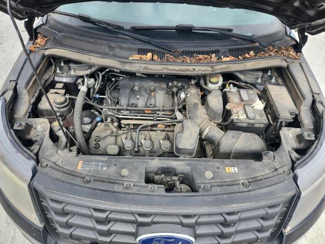 1FM5K8AR8GGC61157 - 2016 FORD EXPLORER POLICE INTERCEPTOR შავი ფოტო 12