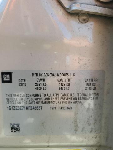 1G1ZE5E71AF242637 - 2010 CHEVROLET MALIBU LTZ 棕色 照片 12